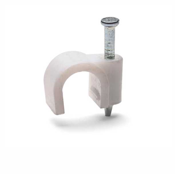 Скобы монтажные для кабелей с гвоздем